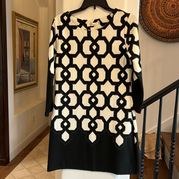 Aryeh Black and white dress medium - Picture 3 of 6